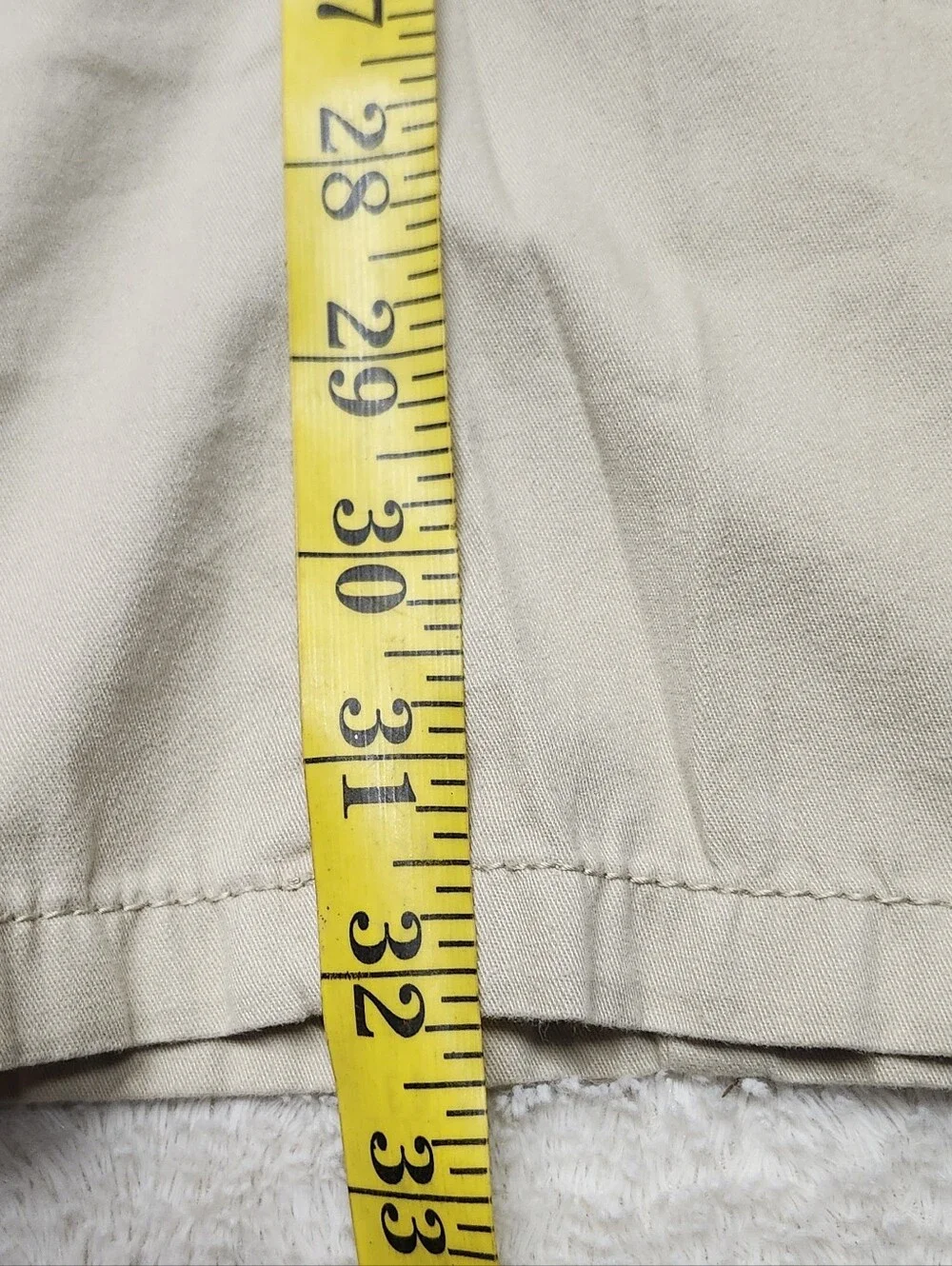 • Michael Kors Women's High-Rise Straight Leg Pants Sz 6 Khaki Beige 100% Cotton